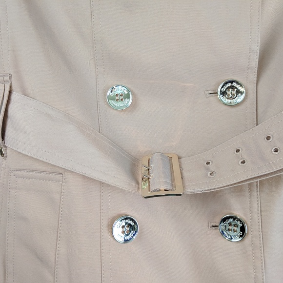 Calvin Klein Double Breasted Trench Rain Jacket - Picture 4 of 5